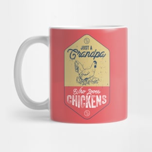 Just a Grandma Who Loves Chickens Mug